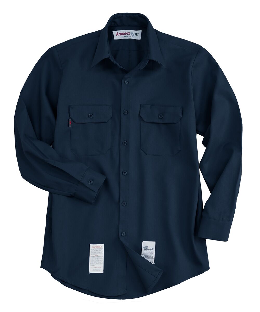 トップス OUAT\" -001- NAVY FARMERS SHIRTS OUAT